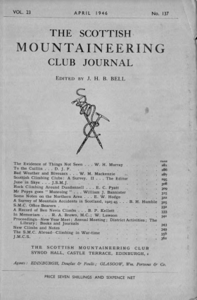 SMCJ Number 137 - Vol 23 - Apr 1946 cover